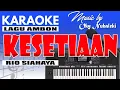 Download Lagu Karaoke - Kesetiaan // Lagu Ambon ( Rio Siahaya )