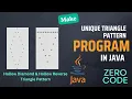 Three types Hollow Patterns Java Tutorial Java for Beginners Zero Code