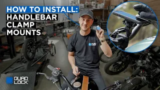 Quad Lock - Handlebar Clamp Bolt Mounts How To Install Standard Pro Versions