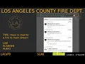 LA County Fire - Live LACoFD Scanner