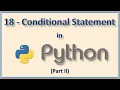 - Conditional Control Structure