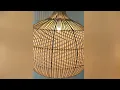 Download Lagu Hand-woven Dining Room Bamboo Rattan Chandelier Adjustable White Pendant Light