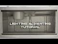 Lighting Heating a Medium Vision Cage