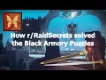 The Black Armory Puzzles Explained - How found Meyrin s Vision Destiny 2