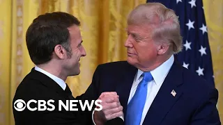 What Trump, Macron said about Ukraine's future