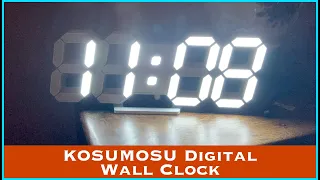 Must have Clock Kosumosu Digital Wall Clock Mumbles s Product Review