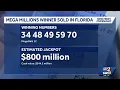 Florida ticket wins 800 million Mega Millions jackpot
