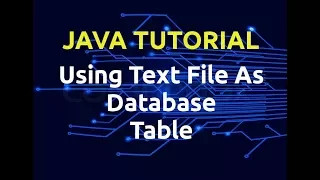 Java Tutorial Text File As Database Table Episode 1 Insert Data In Table