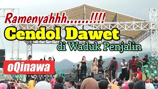 Download CENDOL DAWET PECAH diWaduk penjalin || oQinawa Live Festival Winduaji 2020 || Alya Ft. Dewi MP3