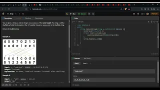 Leetcode Problem 1528 Shuffle String