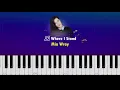 Mia Wray - Where I Stand (Piano tutorial)