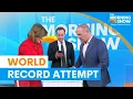 Morning show hosts chase Guinness world record The Morning Show