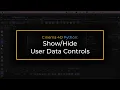 Cinema 4D XPresso Show Hide User Data Elements