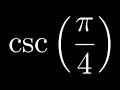 Compute csc