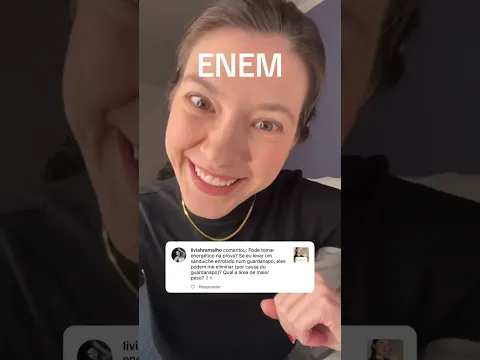 Pode tomar energético no ENEM?