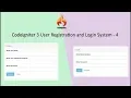 Codeigniter 3 User Registration and Login System - 4