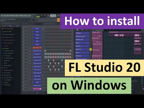 Download MP3 How to install FL Studio 20 on Windows