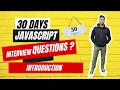 30-Day JavaScript Interview Journey Are You Ready to Join