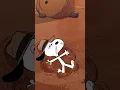Playing in the Desert Snow Snoopy Happy Holiday