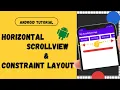 ScrollView Android Studio Horizontal ScrollView