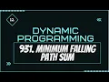 12 Minimum Falling Path Sum LeetCode Medium 931 Dynamic Programming