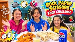 Rock Paper scissor Food Challenge 😱 || Kis Ne Kitna Khaya ? 😋 || Vlog 