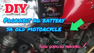 Download Diy- Pagkabit ng battery sa old motorcycle/A diy installation of battery to old motorcycle MP3