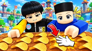 YANG SALAH TEBAK KERIPIK KENA TABOK! ROBLOX