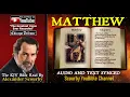 Download Lagu 40 | Book of Matthew | Read by Alexander Scourby | The GREATEST VOICE  Recorded!