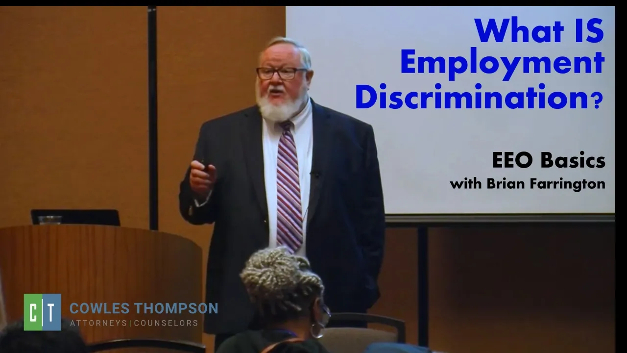 EEO (Equal Employment Opportunity) Basics with Brian Farrington