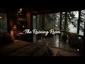 Gentle Rainfall in a Forest Bedroom  | Peaceful Rain Sounds for Deep Sleep