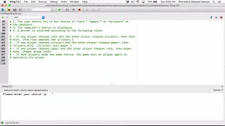 5 21 Part 3 Rock Paper Scissors Game - Python