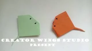 Easy Origami Stingray Mantarraya De Papel พ บปลากระเบน  Easy Origami Stingray Mantarraya De Papel พ บปลากระเบน