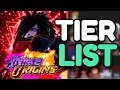 Ranking EVERY UNIT in Anime Origins META Tier List