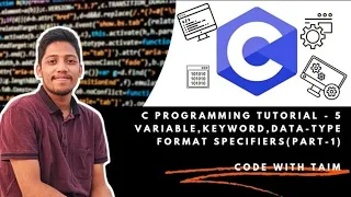 C Programming Variables Keywords Data Types Format Specifiers Explained Full Bangla Tutorial