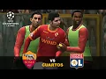 PES 2011 - UEFA Champions League: A.S. Roma vs. Olympique Lyonnais (Cuartos De Final)