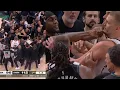 Nikola Jokic HEATED with Jaden McDaniels and starts FIGHT for scoring at end of game