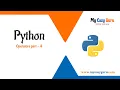 Python Hindi Python Operators part 4 Python for Beginners Hindi Python Tutorial Hindi 2021