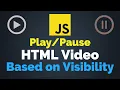 HTML Based on Visibility JavaScript
