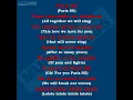 PSG ● Tous ensemble on chantera [Lyrics (French/English)]
