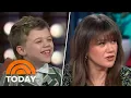 See Kelly Clarkson interview her kids Remy and River Rose
