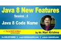 Java 8 New Features Session 4 What is Java 8 Code Name Java 8 New Features Mr Hari Krishna