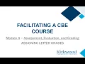 CBE KCC Facilitator Training Module 4 Assigning Letter Grades