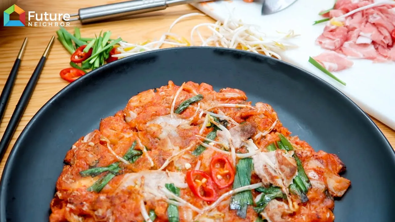 Seoul Restaurant Recipe: Loaded Kimchi Pancake! v2.0