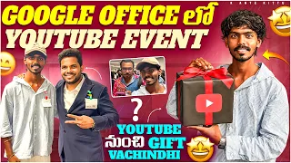 Youtube Creators event Ki vella, Youtube nundi gift kuda vachindi😍 #vlog #youtube #google #creator 