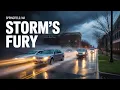 Severe Thunderstorm enters Springfield MA