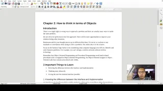 2 How to think in terms of Objects - The Object-Oriented Thought Process