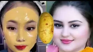 قوة الكركم والبطاطس والزيت المضادة للشيخوخة👌لتبدين اصغر سنا مهما كان عمرك👌اقوي الكولاجين الطبيعي