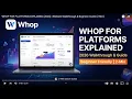 What Is Whop for Platforms 2026 Website Walkthrough Beginner Guide 2 Min