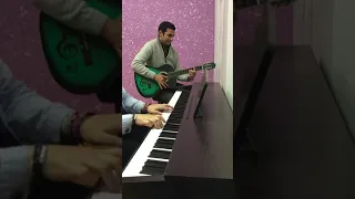 كان فيه فراشة صغنططة   بيانو  و جيتار دندنها